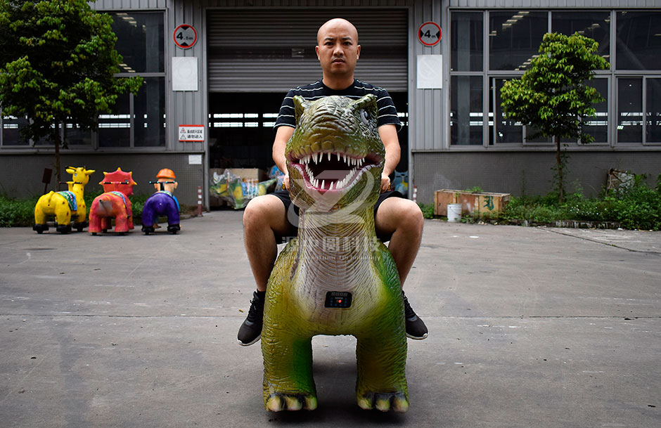 霸王龍童車，商場騎行霸王龍，霸王龍小車